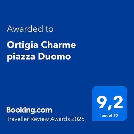 Ortigia Charme Piazza Duomo Leilighet Syracuse Eksteriør bilde